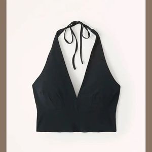 Abercrombie Black Halter Top